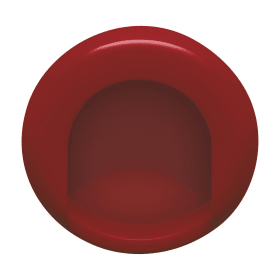 HEWI Einlassmuschel, Einlassmaße ø70mm x 13mm rubinrot 