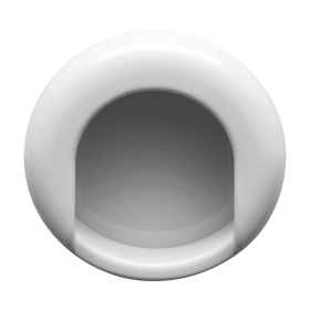 HEWI Einlassmuschel, Einlassmaße ø70mm x 13mm signalweiß 