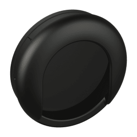 HEWI Einlassmuschel, Ed. matt, Einlassmaße ø70mm x 13mm tiefschwarz 