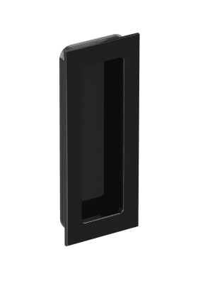 HEWI Einlassmuschel, Einlassmaße 114,5 x 48,5 x13mm tiefschwarz 