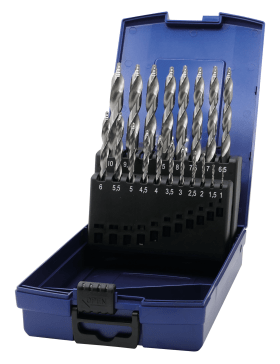 STROXX HSS spiral drill SPEED DIN 338-G 19-piece set. 1.0-10.0MM 0.5MM increment. 102-271
