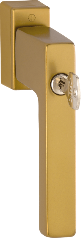 HOPPE Fenstergriff 0737S/US947-1 100NM,abschl.,eck,7/32-42,F4