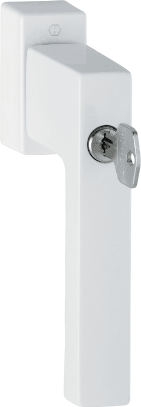 HOPPE Fenstergriff 0737S/US947-1 100NM,abschl.,eck,7/20-30,verkehrsw.