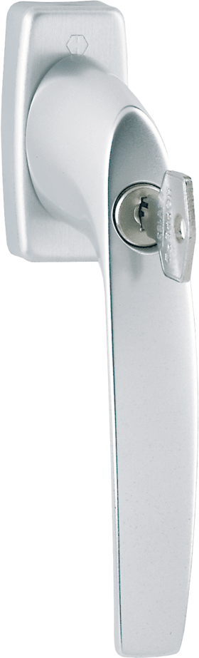 HOPPE Fenstergriff 0715S/US945 100NM,abschl.,eck,7/32-42,F1