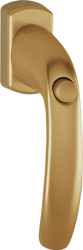 HOPPE Fenstergriff 0810SV/U10,Druckkn.,eck,7/40,F4