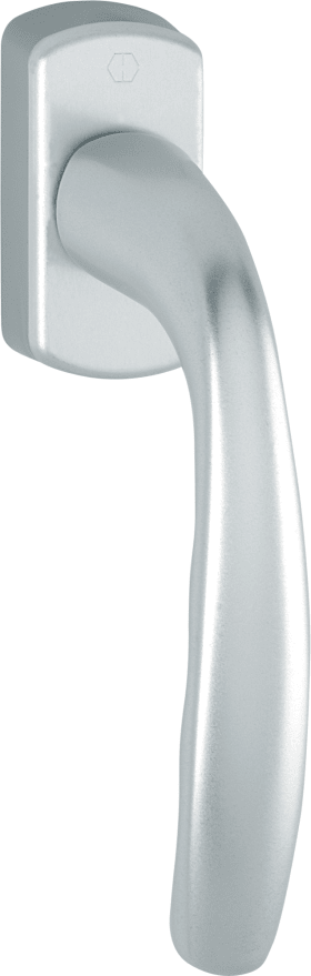 HOPPE Fenstergriff 0810/U10,Stand.,eck,7/35,F1