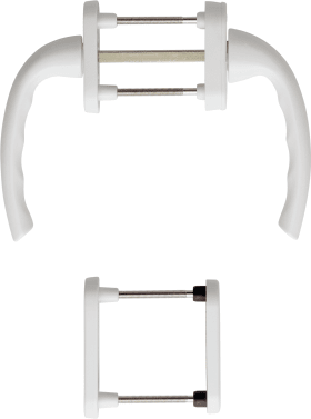 HOPPE FTT-Griffgarnitur, PZ, Tôkyô 0710RH/66N/U26/0710, TS 58-63, N 12, ALU F9016