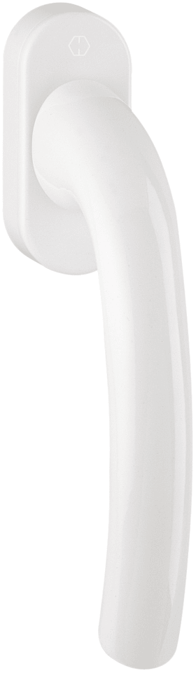 HOPPE Fenstergriff 0710/U26,Stand.,ov.,7/43,verkehrsw.