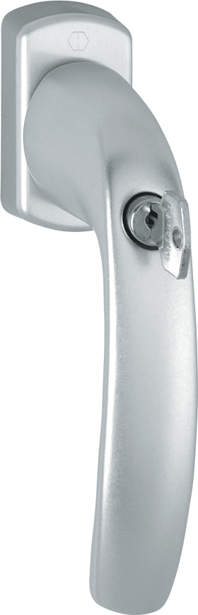 HOPPE Fenstergriff 0810SVS/U10,abschl.,eck,7/35,F1