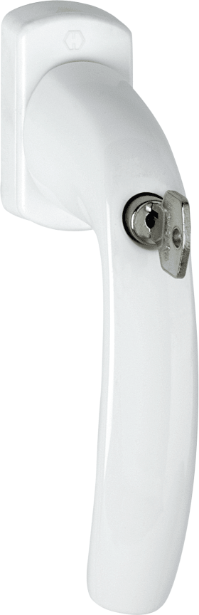 HOPPE Fenstergriff 0810SVS/U10,abschl.,eck,7/35,verkehrsw.