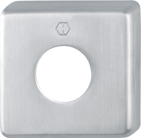 HOPPE Abdeckrosette E52,eckig, 10mm,F69