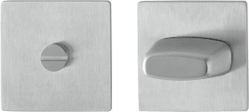 HOPPE Schlüsselrosettenpaar E848NS,eckig,WC/S, 2mm,TS 45-55,F69