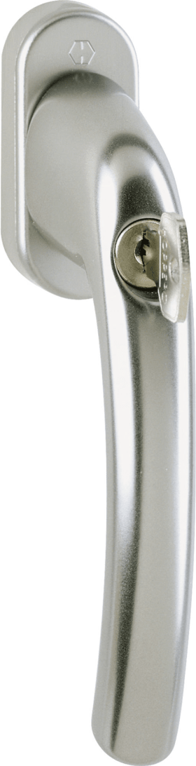 HOPPE Fenstergriff 0710S/U26,abschl.,ov.,7/40,F9
