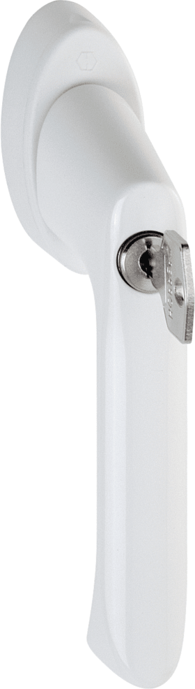 HOPPE Fenstergriff 0739S/US954 100NM,abschl.,spi.,7/42,verkehrsw.