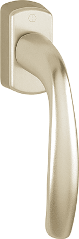 HOPPE Fenstergriff 0810/US10,Stand.,eck,7/32-42,F2,ohne Schrauben