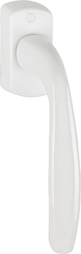 HOPPE Fenstergriff 0810/US10,Stand.,eck,7/32-42,F9010M