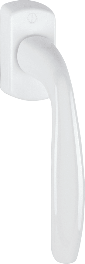 HOPPE Fenstergriff 0810/US10,Stand.,eck,7/32-42,verkehrsw.,VE10, ohne Schrauben