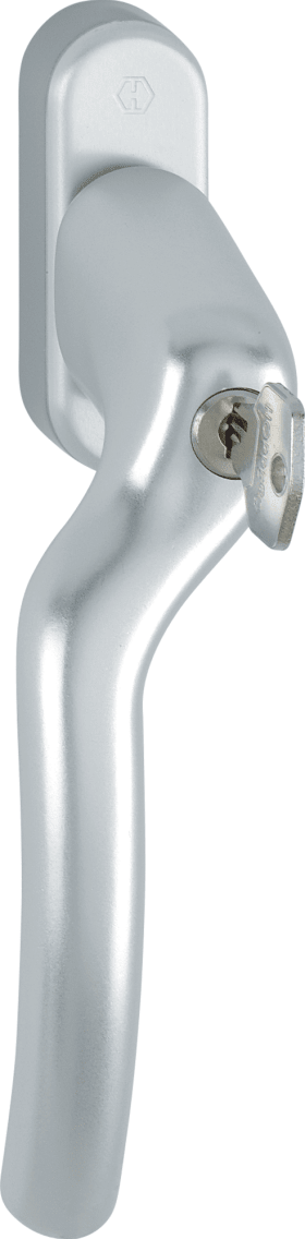 HOPPE Fenstergriff 0710VKS/U76Z,abschl.,ov.,7/40,DL,F1