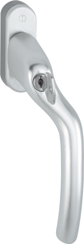 HOPPE Fenstergriff 0710VKS/U76Z,abschl.,ov.,7/40,DR,F1