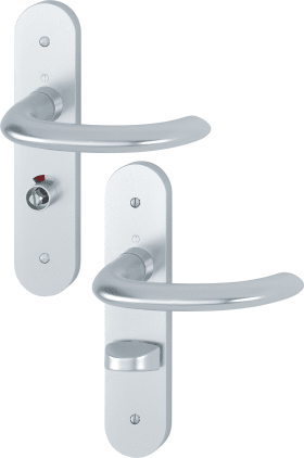 HOPPE Drückergarnitur Marseille 1138/3056RF-3, LS,WC/SS63/8 (8),DL,F1-40,o. No.