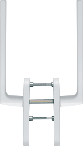 HOPPE HS-Handhebelgarnitur, Dallas HS-0643/431N-AS, PZ,TS 75-80,ALU,F9016 beschichtet