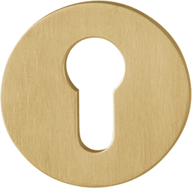 HOPPE Schlüsselrosettenpaar E849NS,rund,PZ, 2mm,TS 35-45,F78-1-R