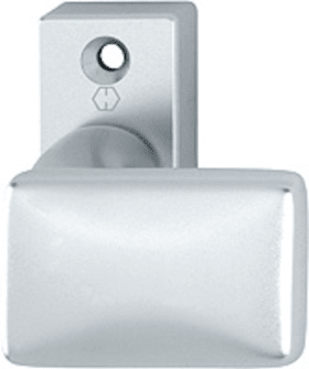 HOPPE Halbgarnitur 52G/22,o.Schl.ros.eck,F1,o.No.