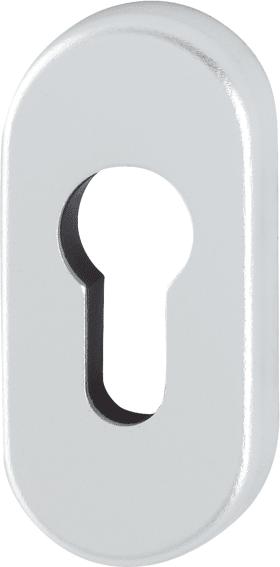 HOPPE Schlüsselrosette 55S-SK,oval o. No.,PZ, 3mm,F1-2