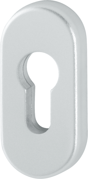 HOPPE Schlüsselrosette 55S-SR,oval o. No.,PZ, 6mm,F1-2