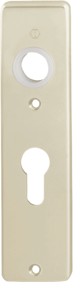 HOPPE Kurzschildpaar 202KP, eckig o. No., PZ 55, F2