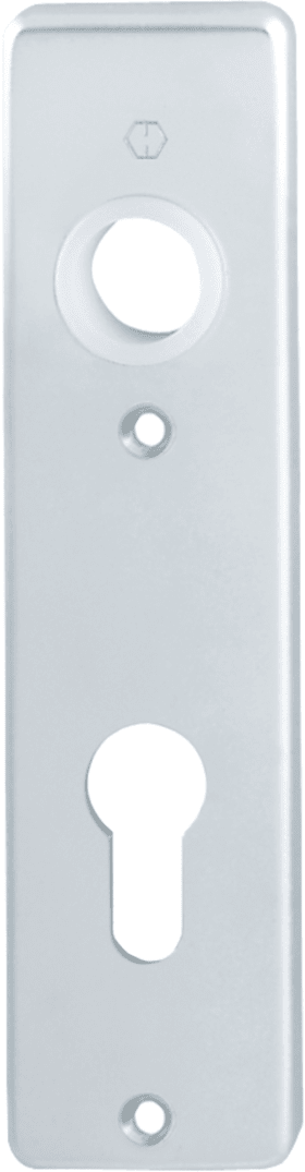 HOPPE Kurzschildpaar 202KP, eckig o. No., PZ 72, F1