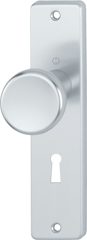 HOPPE Halbgarnitur 54/378, KS,CH56,F1,o. No.