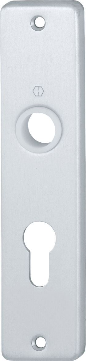 HOPPE Kurzschildpaar 378L, eckig o. No., PZ 55, F1