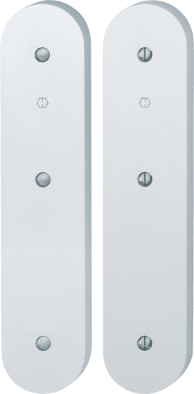 HOPPE Langschildpaar 3056RF-3, oval, BL, F1