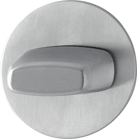 HOPPE Schlüsselrosettenpaar E849S-SK,rund o. No.,WC/S, 2mm,TS 35-45,F69