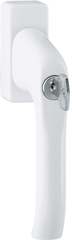 HOPPE Fenstergriff 055S/U34,abschl.,eck,7/35,verkehrsw.