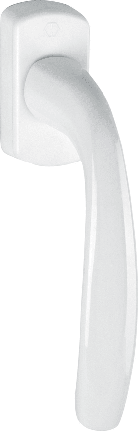 HOPPE Fenstergriff 0810/U10,Stand.,eck,7/32,verkehrsw.,ohne Schrauben