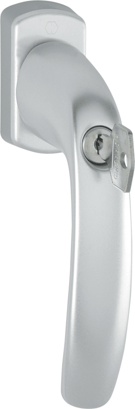 HOPPE Fenstergriff 0810S/U10 100NM,abschl.,eck,7/35,F1,ohne Schrauben