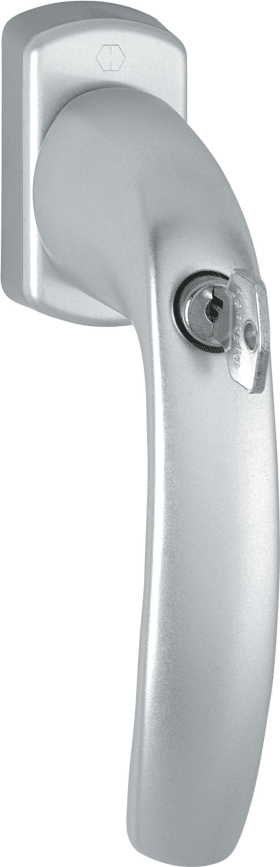 HOPPE Fenstergriff 0810SVS/U10,abschl.,eck,7/32,F1,ohne Schrauben