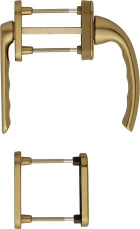 HOPPE FTT-Griffgarnitur, PZ, Tôkyô 099KH/66N, TS 63-68, N 12, ALU bronzefarbig