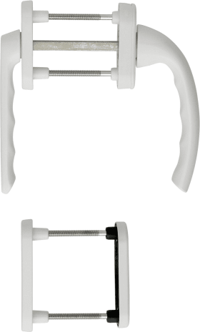 HOPPE FTT-Griffgarnitur, PZ, Tôkyô 099KH/66N, TS 63-68, N 12, ALU verkehrsweiß