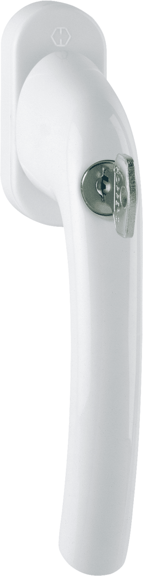 HOPPE Fenstergriff 0710S/U26,abschl.,ov.,7/35,TBT4,verkehrsw.