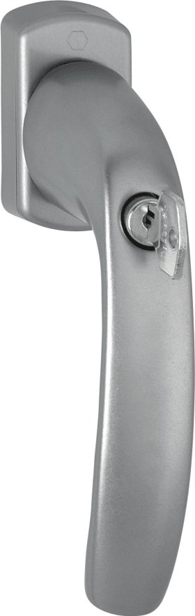 HOPPE Fenstergriff 0810SVS/U10,abschl.,eck,7/40,F9,ohne Schrauben