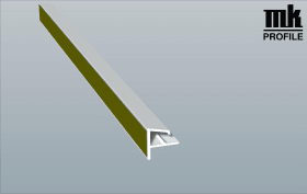 VERKLEIDUNGSPROFIL 078283 20 23X17 SK LG.6,00 RAL 9001 CREMEWEISS