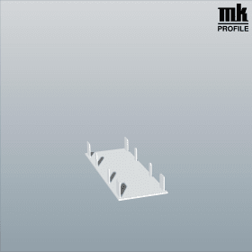 ENDKAPPE F.VERBREITERUNGSPROFIL VEKA 801 WEISS 130x47 VE=100