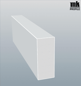 BO-EINST 120MM 6,5M PVC-S WEIß UNGEFRÄST 12050 01