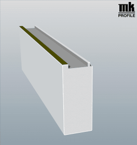 ALUPLAST-BO-EINST 120MM SK LG 6,5M PVC-S WEIß 70/85ER HÖ: 113,4MM 12050 02