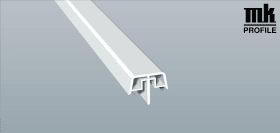 KOPPLUNGSABDECKUNGSPROFIL LG 6,5M TITANWEIß 450 K 92 9405-083