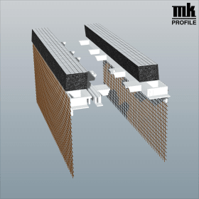 ADAPTER 260MM WEIß 20MM SCHAUM ARMIERUNGSGEWEBE VE:50 PAAR AG260 FLEX