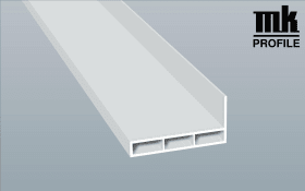 FLATTERLEISTE 60X30MM 6M CREMEWEIß VE:60 M 952 20